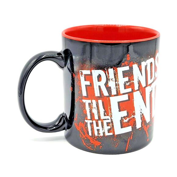 Chucky Child's Play "Friends Til The End" Black/Red 20OZ Mug, Horror Scary Movie - Picture 5 of 7